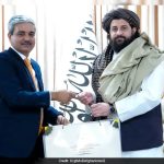 Indian Official Meets Taliban Minister, Ex Afghan President Hamid Karzai