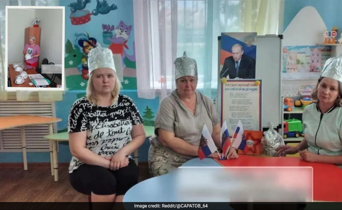 Russian Teachers Pranked Into Wearing Tinfoil Hats To Fight “Evil NATO” Plot