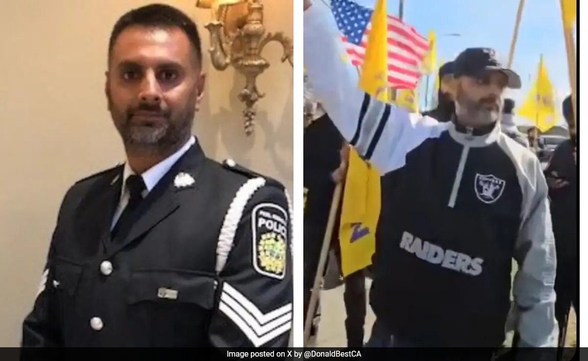 Canada Cop Who Attended Khalistani Protest Outside Hindu Temple Suspended