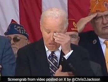 Biden Wipes Away Tear During ‘God Bless America’ At Event To Honour Veterans