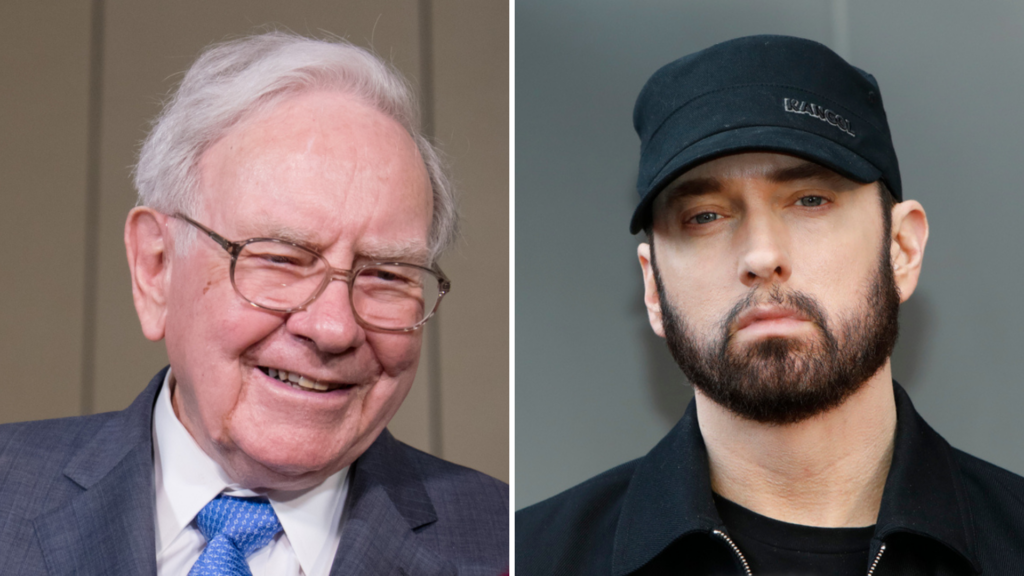 Warren Buffett Vs. Eminem: Benzinga Readers Pick Between Billionaire Or ‘Rap God’ For 2024 Election Influence