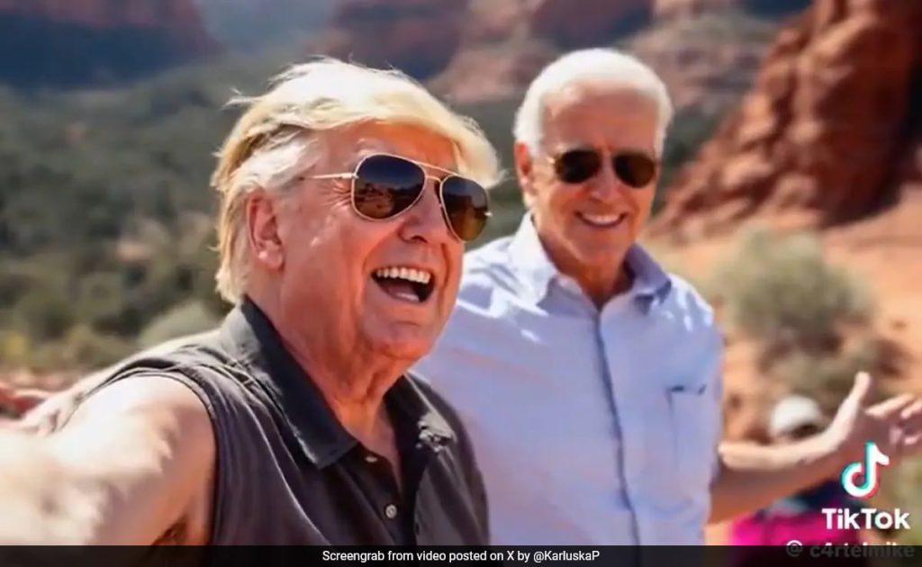 Trump, Biden Become BFFs In AI Video, Dancing, Singing And Hanging Out