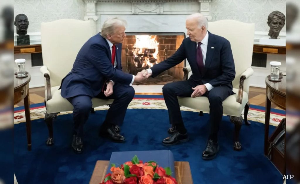 “Welcome Back”: Biden Congratulates President-Elect Trump At White House