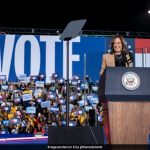 Kamala Harris Urges Americans To “Get Out And Vote” On Election Day