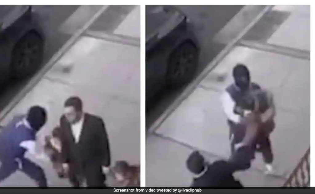 Video: Masked Man In New York Attempts To Snatch Child From Father’s Arms