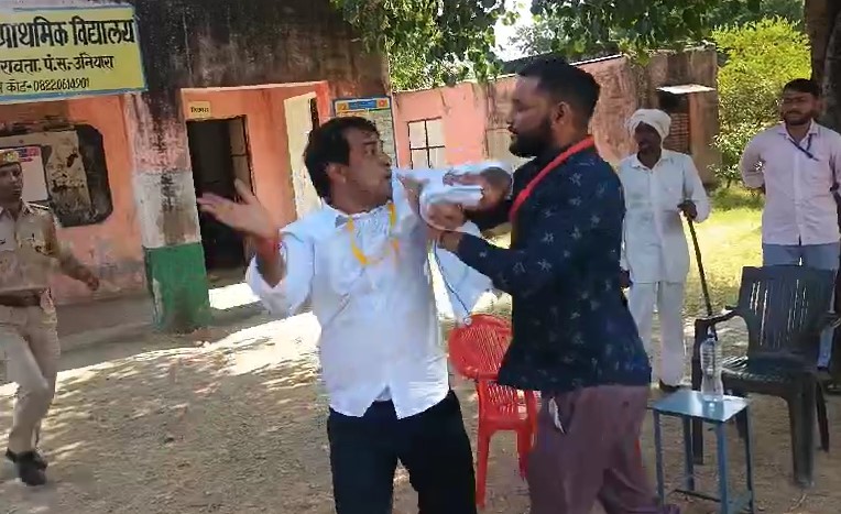 Video: Rajasthan Official Slapped By Independent Candidate Outside Booth