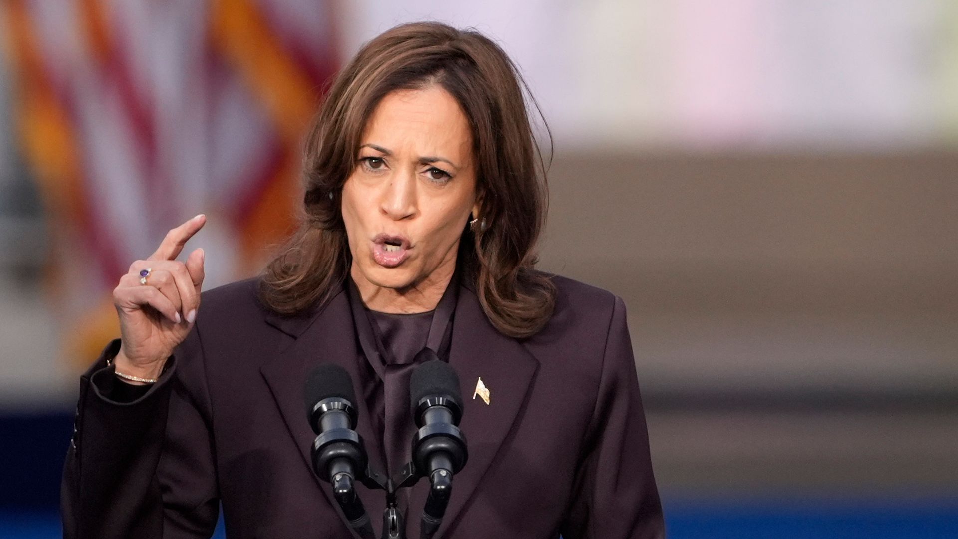 ‘Proud’ Kamala Harris says ‘do not despair’ after losing to Donald Trump – as supporters left in tears