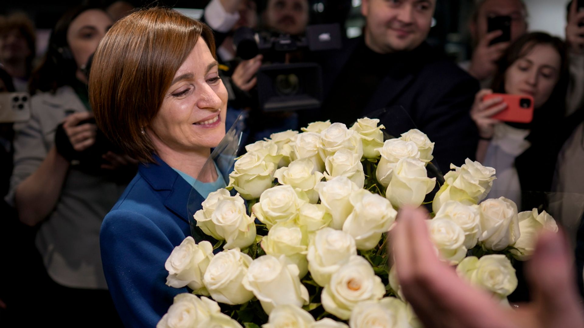 Moldova’s pro-EU president wins second term after defeating pro-Russian rival in election