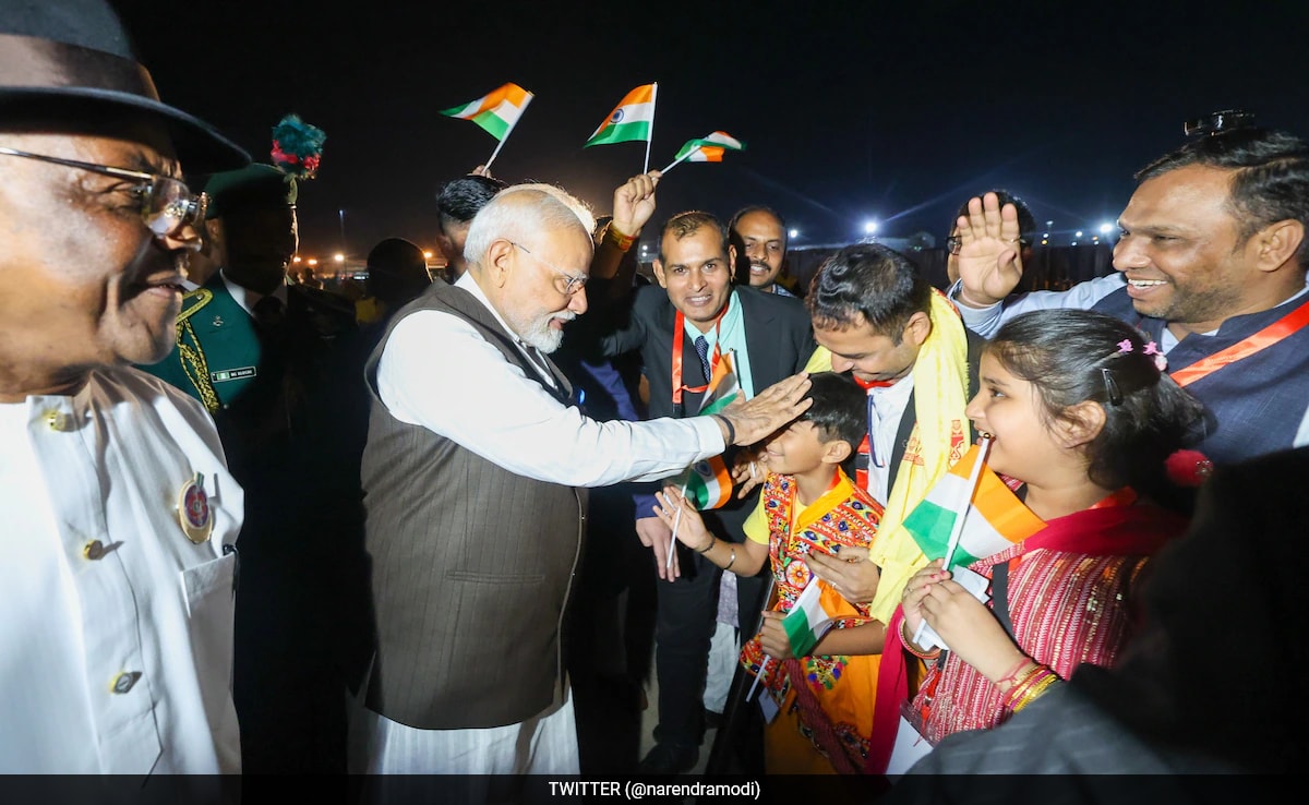 PM Modi Gets Grand Welcome In Nigeria With ‘Vande Mataram’ Chants